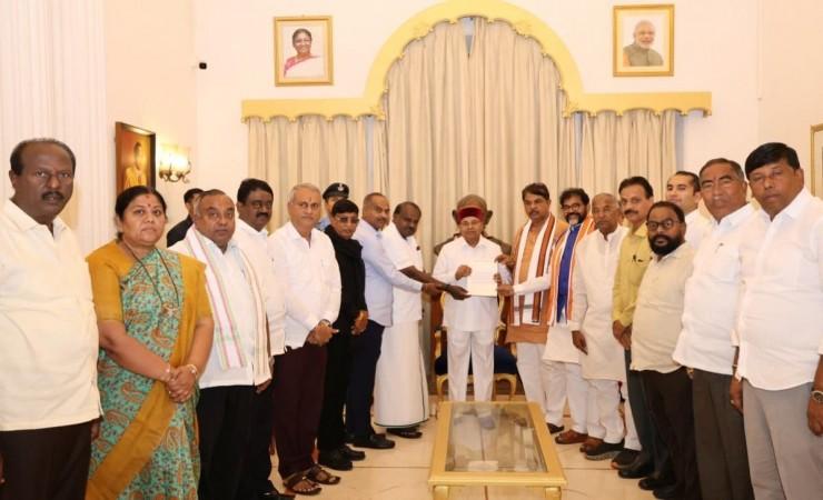 SIR row: Karnataka BJP accuses Congress government of targeting workers, seeks Governor's intervention SIR row: Karnataka BJP accuses Congress government of targeting workers, seeks Governor's intervention