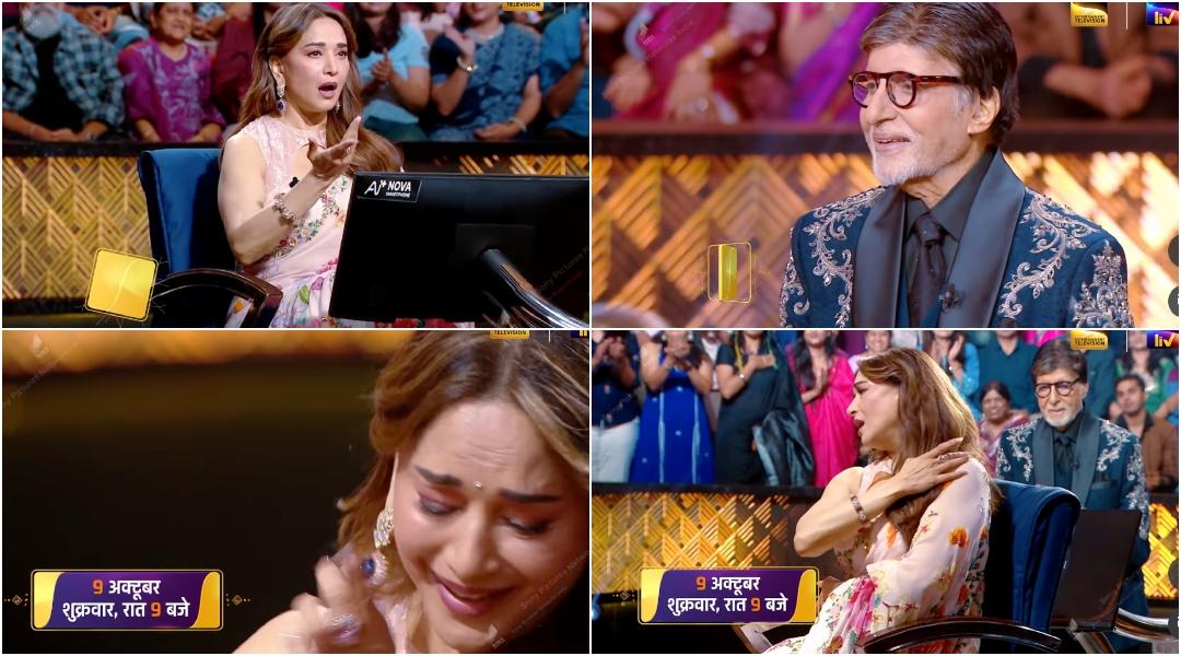 Happy Birthday Amitabh Bachchan: Madhuri Dixit channels Chandramukhi, promotes Kon Honar Crorepati on KBC