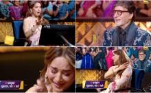 Happy Birthday Amitabh Bachchan: Madhuri Dixit channels Chandramukhi, promotes Kon Honar Crorepati on KBC