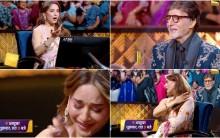 Happy Birthday Amitabh Bachchan: Madhuri Dixit channels Chandramukhi, promotes Kon Honar Crorepati on KBC