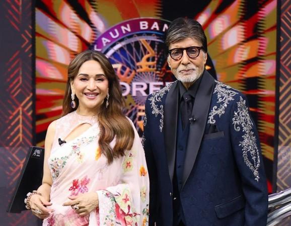Happy Birthday Amitabh Bachchan: Madhuri Dixit channels Chandramukhi, promotes Kon Honar Crorepati on KBC