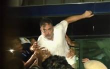 INDIA bloc stir: Rahul, Priyanka Gandhi detained from Akashwani Bhavan after over 9 hours of sit-in