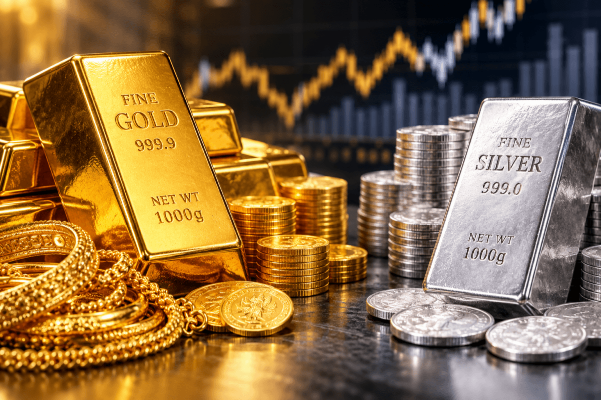 Gold, silver price today: Gold, silver rates fall; check latest prices in Mumbai, Delhi, Bengaluru, Chennai