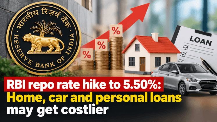 RBI repo rate hiked to 5.5%, Home, car and personal loans may get ...