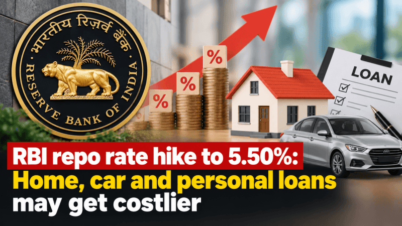 RBI repo rate hike to 5.50%: Home, car and personal loans may get costlier