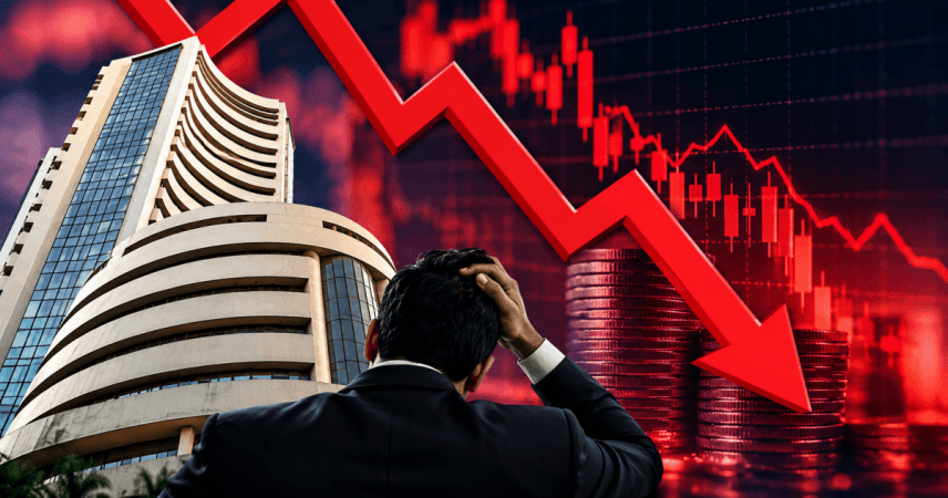 Sensex slumps 429 points, Nifty falls below 22,650 after RBI rate hike Sensex slumps 429 points, Nifty falls below 22,650 after RBI rate hike
