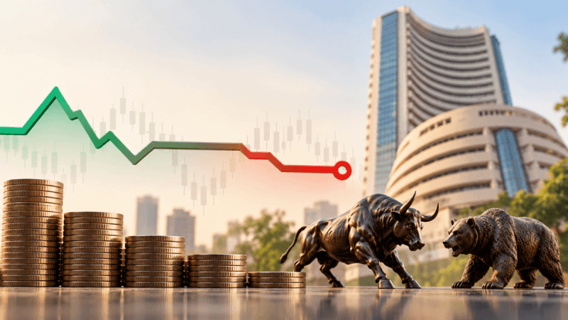 Indian equity markets open flat; financial shares drag