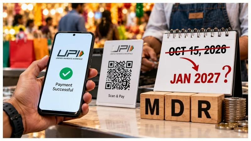 UPI MDR charges from October 15: Will government delay new payment rules until January 2027? UPI MDR charges from October 15: Will government delay new payment rules until January 2027?