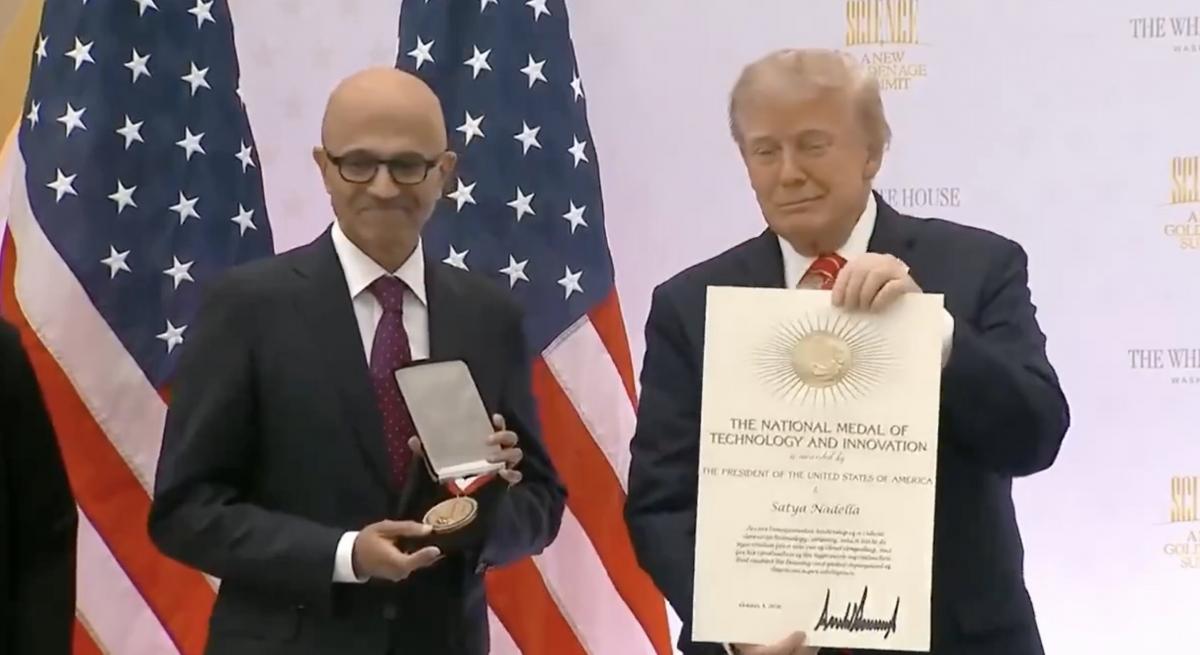 Trump honours Satya Nadella, Elon Musk and four other tech leaders with top US science awards