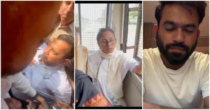 Arvind Kejriwal, Mamata Banerjee Detained ;2 injured as stones pelted at cops in Connaught Place