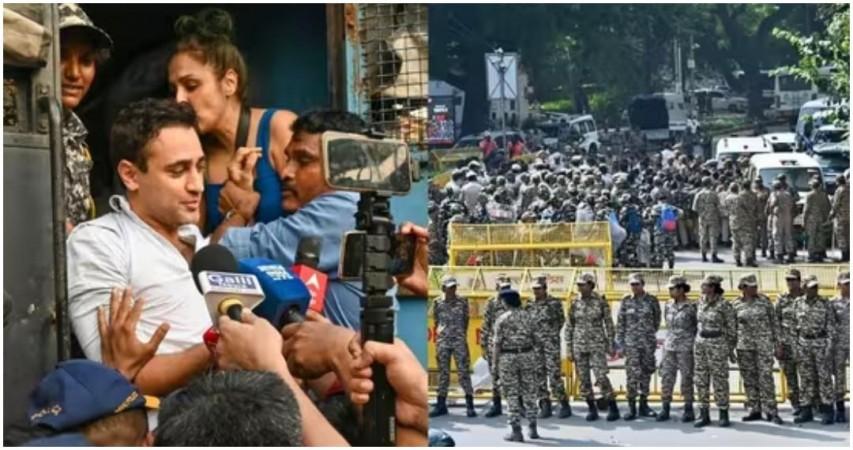 Mumbai CJP protest: Aamir Khan's nephew and actor Imran Khan detained at August Kranti Maidan Mumbai CJP protest: Aamir Khan's nephew and actor Imran Khan detained at August Kranti Maidan