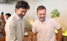 Rahul meets CM Vijay: An hour of talks, followed by coffee and tiramisu together