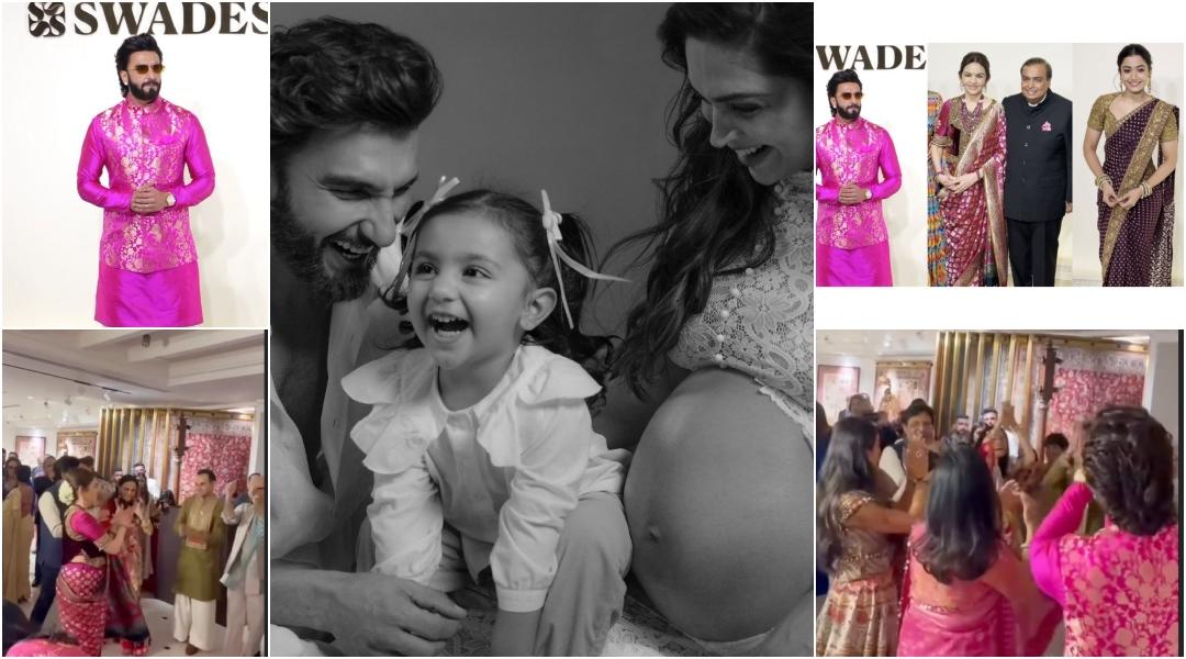 Happy Navratri 2026: Ranveer Singh performs Garba with Nita and Isha Ambani at Swadesh event