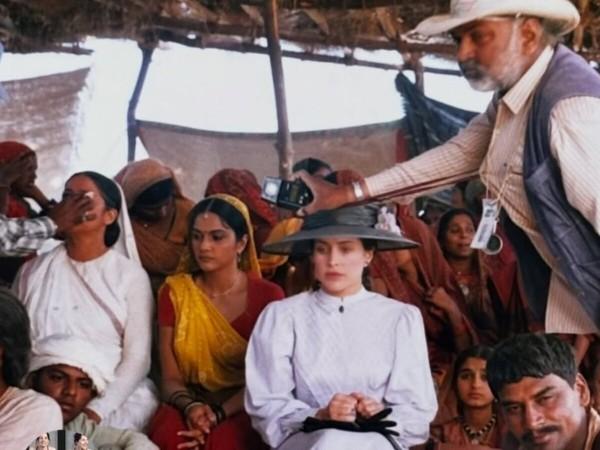 Rachel Shelley Shares Behind-the-Scenes Photos from Lagaan Sets
