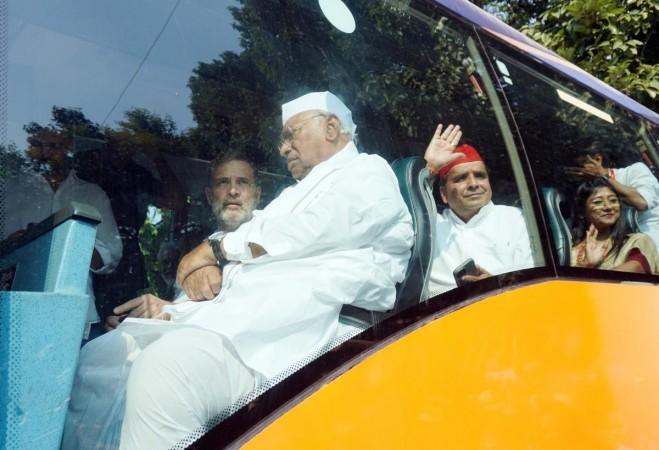 INDIA bloc marches to SC, seeks Gyanesh Kumar's resignation; Rahul Gandhi claims 200 officials sharing information
