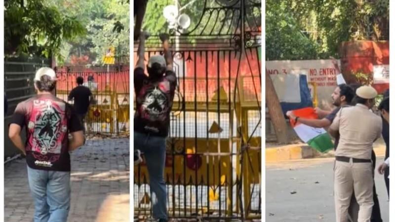 CJP's Saurav Das, Ashutosh Ranka breach through locked Jantar Mantar, detained