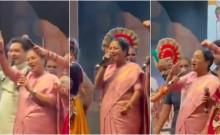 Delhi CM Rekha Gupta chants 'Modi Modi' during pooja amid protests and heightened security in capital
