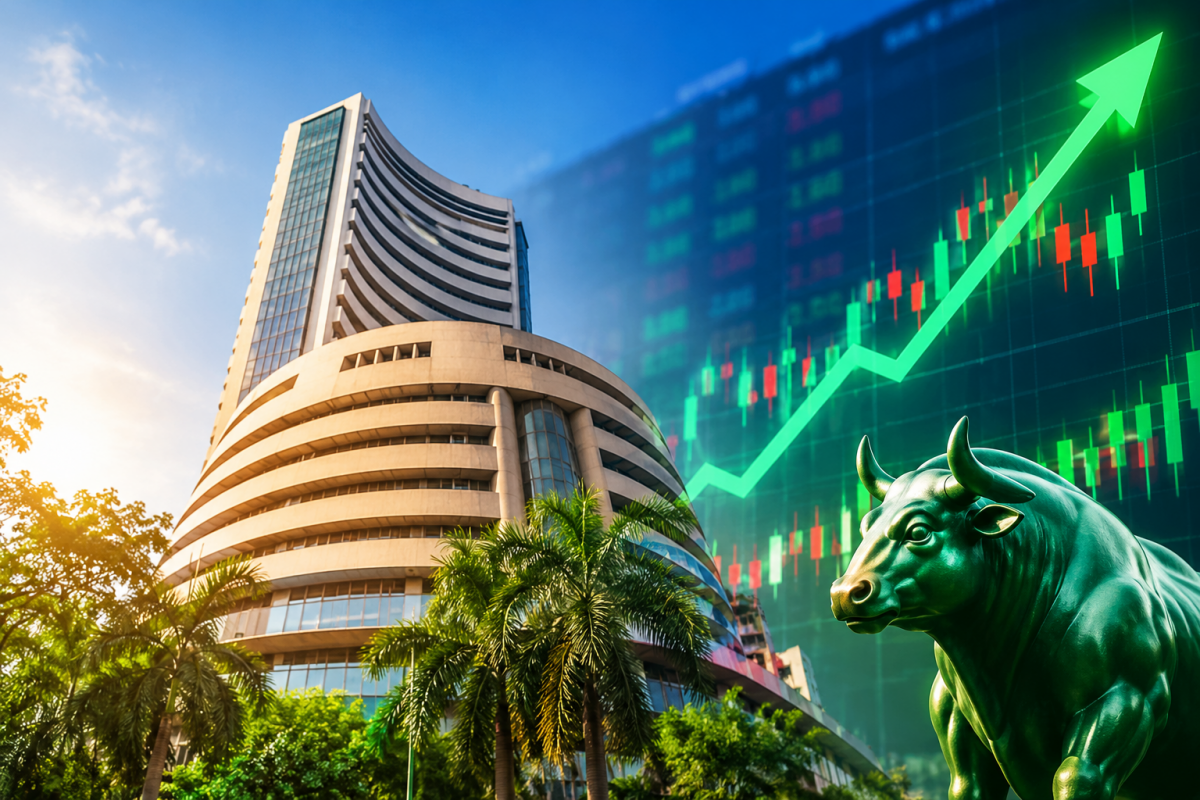Sensex surges 1,534 points, Nifty reclaims 23,000 as falling oil prices boost sentiment