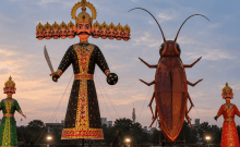 Delhi Ramlila to burn 30-foot 'cockroach' effigy alongside Ravan