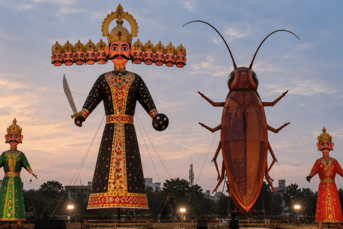 Delhi Ramlila to burn 30-foot 'cockroach' effigy alongside Ravan