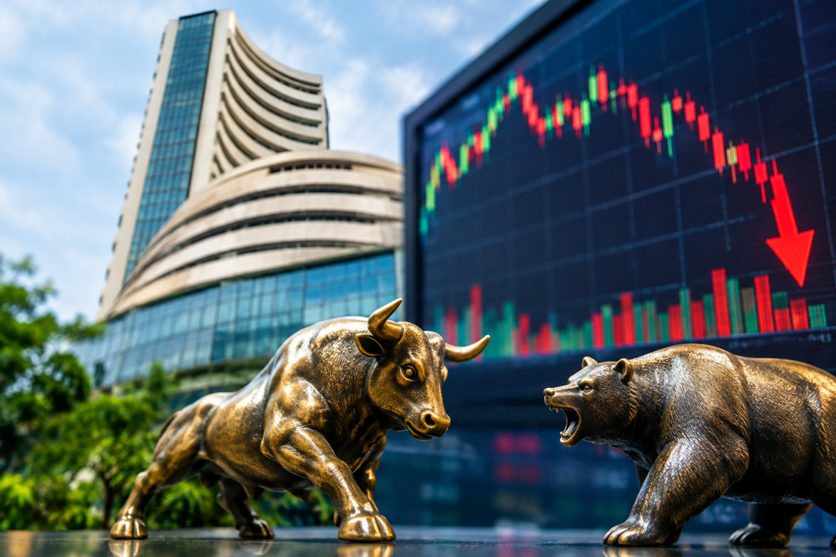 Market Begins On Red Note As Sensex Slides 222 Points, RIL Falls Nearly 1% As IT Stocks Resist Sell-Off