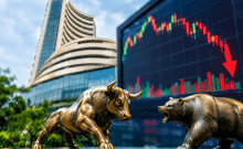 Market Begins On Red Note As Sensex Slides 222 Points, RIL Falls Nearly 1% As IT Stocks Resist Sell-Off