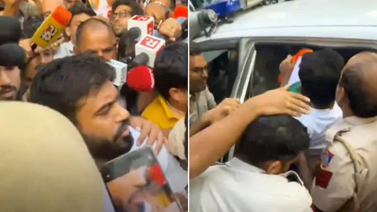Abhijeet Dipke Detained By Delhi Police Ahead Of CJP's National Flag March