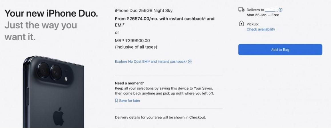 Apple iPhone Duo pre-orders: Why you may not get the Rs 3 lakh foldable iPhone until January 2027 Apple iPhone Duo pre-orders: Why you may not get the Rs 3 lakh foldable iPhone until January 2027
