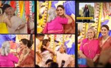 Jaya Bachchan fixes daughter Shweta's hair, applies kala tika to Kajol; fans ask why Aishwarya is never seen at pandal