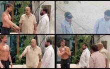 Shirtless Tiger Shroff shows chest dressing and bandaged right arm to Eknath Shinde after gunshots firing; first photos of attackers tracked