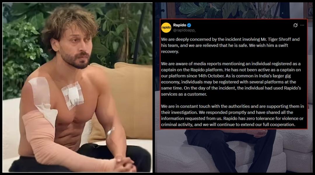 'Not active as a captain; shared all information asked of us': Rapido on accused linked to Tiger Shroff shooting case