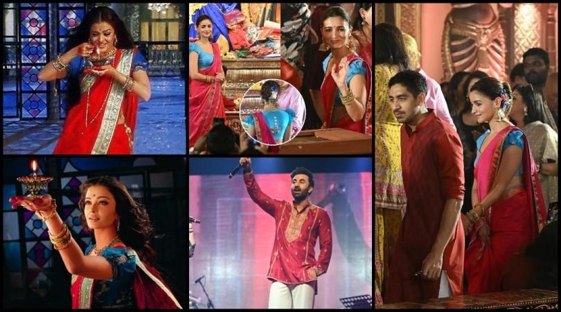 Alia Bhatt, Ayan Mukerji walk hand-in-hand; Alia's Bengali look reminds fans of Aishwarya Rai's Paro, and Ranbir Kapoor gets teary-eyed singing Kabira from YJHD Alia Bhatt, Ayan Mukerji walk hand-in-hand; Alia's Bengali look reminds fans of Aishwarya Rai's Paro, and Ranbir Kapoor gets teary-eyed singing Kabira from YJHD