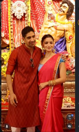 Alia Bhatt's Bengali saree reminds fans of Aishwarya Rai in Devdas; Ranbir Kapoor gets teary-eyed singing 'Kabira' Alia Bhatt's Bengali saree reminds fans of Aishwarya Rai in Devdas; Ranbir Kapoor gets teary-eyed singing 'Kabira'