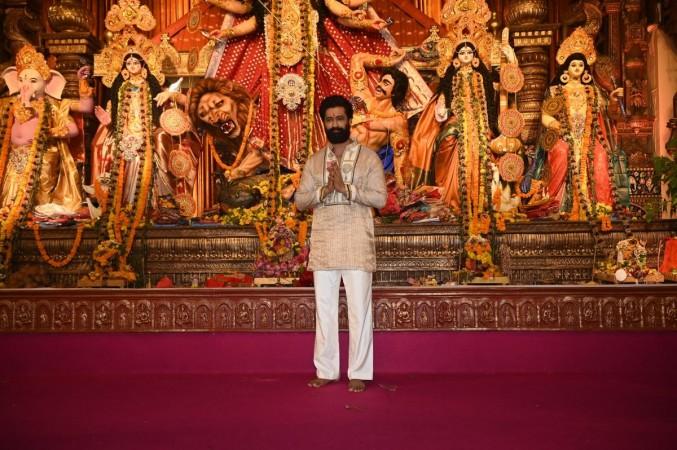 Vicky Kaushal at Durga Pandal Vicky Kaushal at Durga Pandal