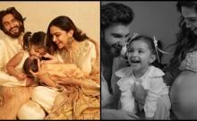 Deepika Padukone-Ranveer Singh name second daughter Devi; Dua kisses baby sister on forehead in picture-perfect family photo