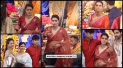 Kajol feels uneasy, gasps for breath; poses with kids Nysa, Yug despite exhaustion at Durga Puja pandal