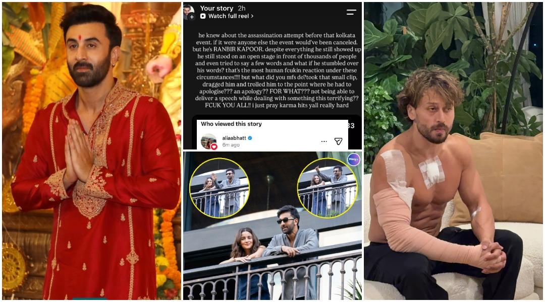 Ranbir Kapoor's Krishna Raj bungalow allegedly recceed by Tiger Shroff firing accused; Alia Bhatt likes viral post