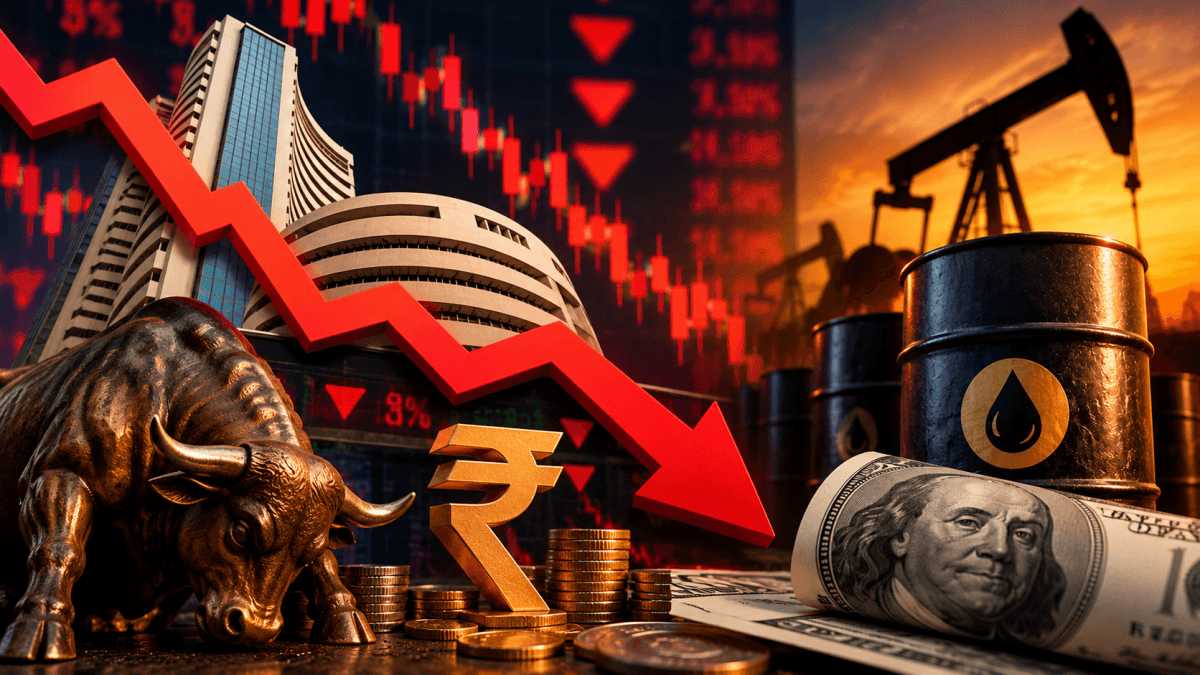 Sensex, Nifty extend losing streak to 3rd day as rising oil prices weigh on sentiment