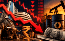 Sensex, Nifty extend losing streak to 3rd day as rising oil prices weigh on sentiment