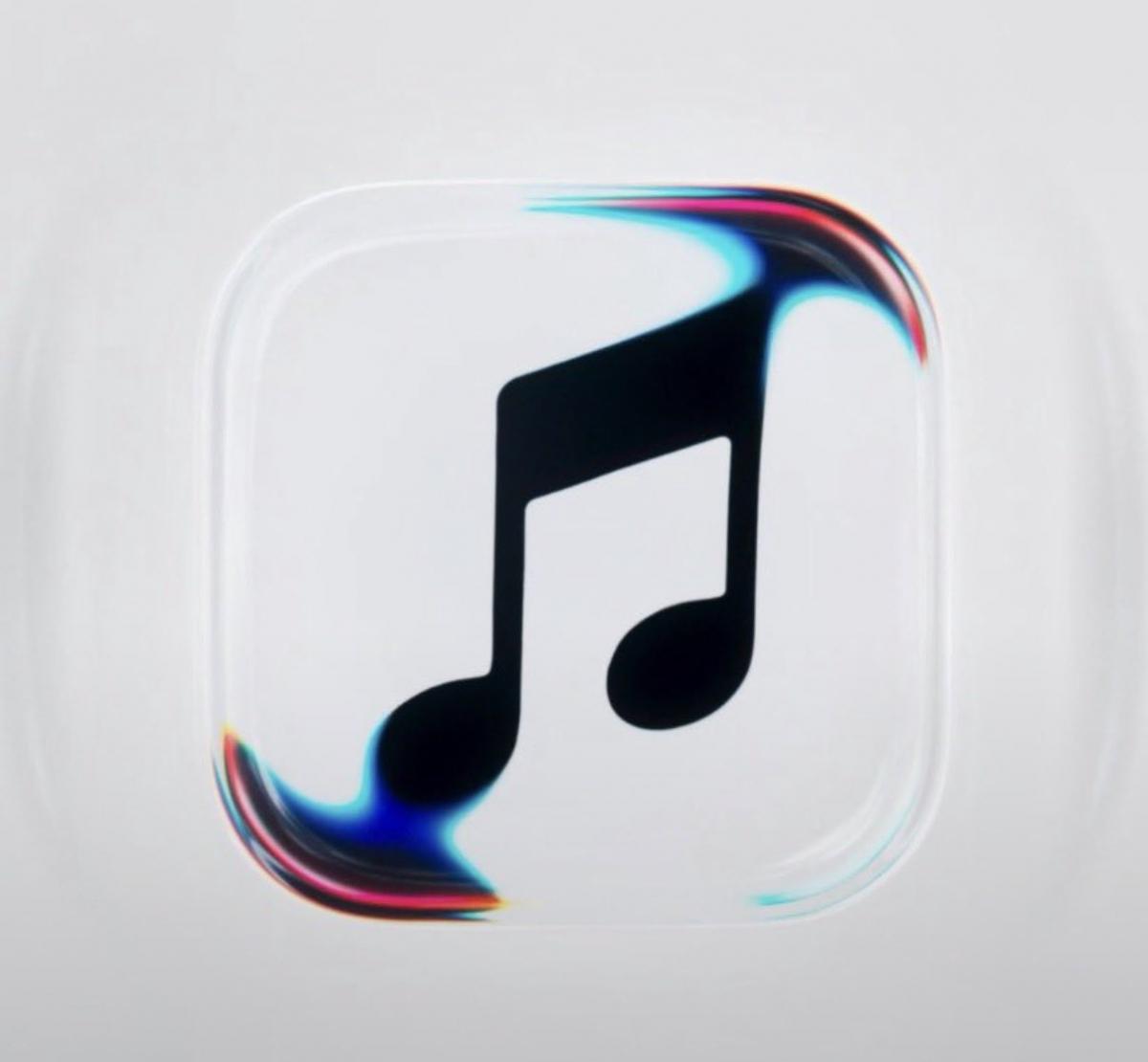 Apple Music unveils new black-and-white logo, uses mineral oil to turn sound into visuals