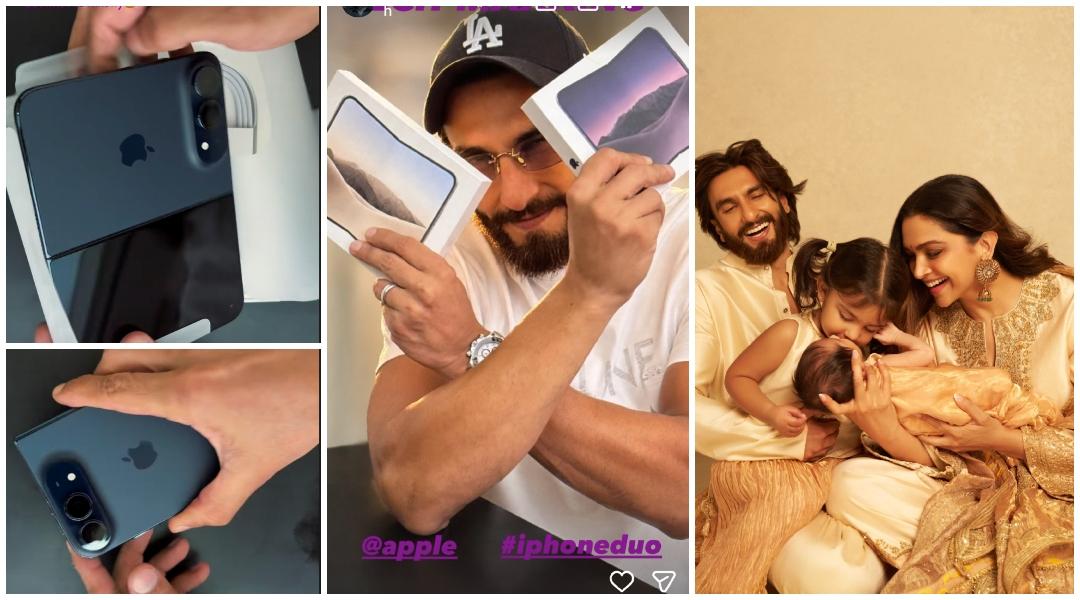 Ranveer Singh flaunts two iPhone Duos worth Rs 6 lakh, shares unboxing video; fans wonder if one is for Deepika Padukone or free PR gift