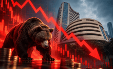 Sensex, Nifty end lower for 4th straight session amid geopolitical concerns