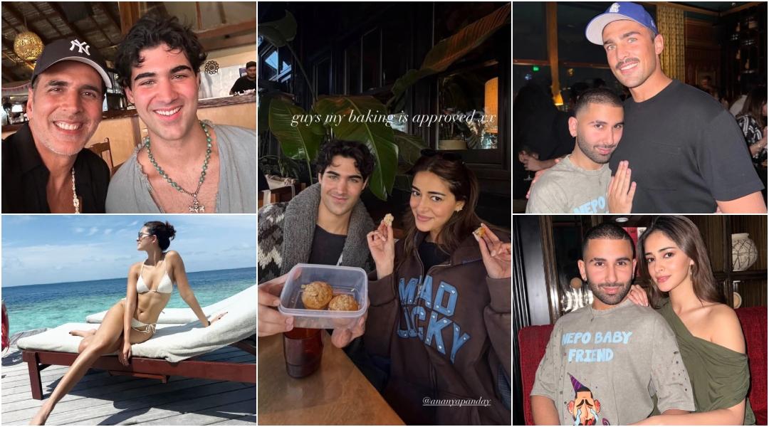 Ananya Panday and Aarav Bhatia spark dating rumours after actor shares vacation photo; decode their age gap