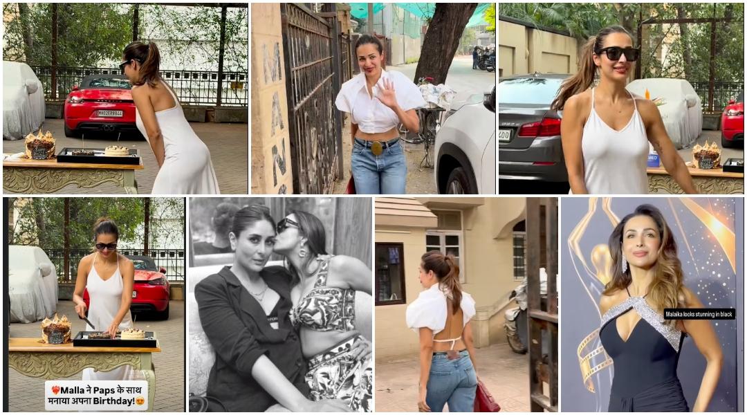 Malaika Arora turns 53, slays in sexy white outfit at birthday celebration with paps, kisses BFF Kareena Kapoor