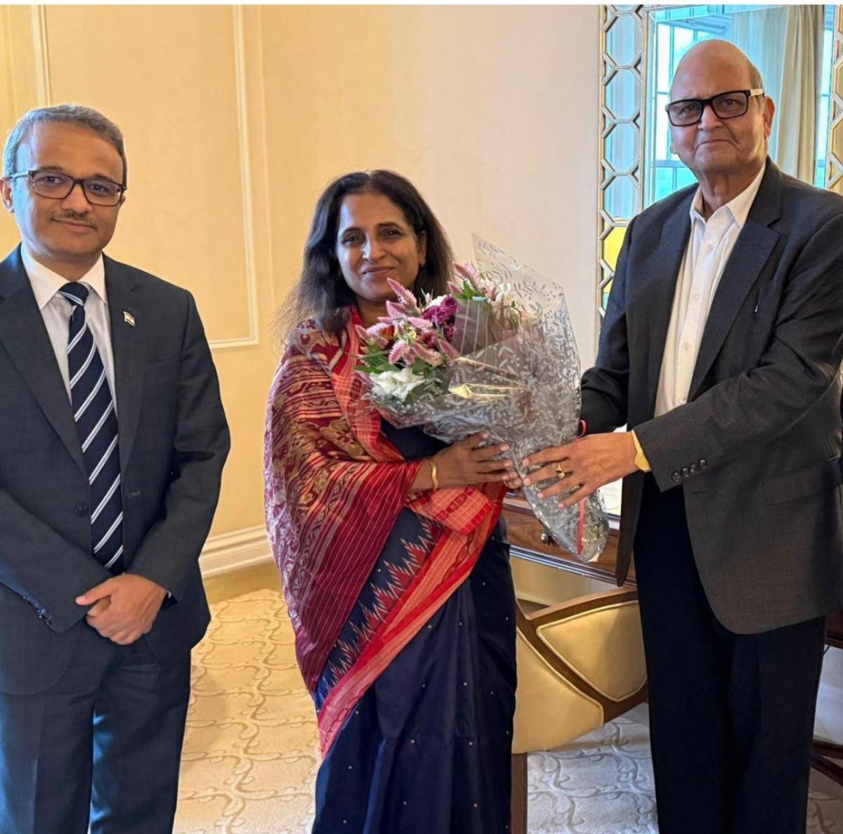 MEA Secy meets Indian diaspora in NY: NRI property disputes, consular issues discussed