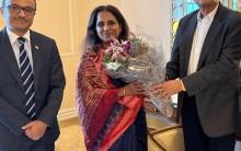 MEA Secy meets Indian diaspora in NY: NRI property disputes, consular issues discussed