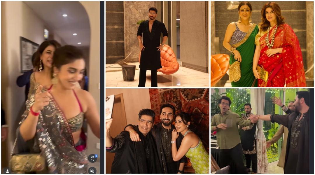 Bhumi Pednekar trolled for wearing bralette, dances with Rajkummar Rao, Ayushmann Khurrana -Tahira Kashyap at Diwali bash