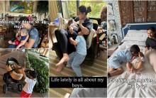 Sonam Kapoor feeds younger son Rudralok milk, Vayu kisses baby brother in heartwarming family moments