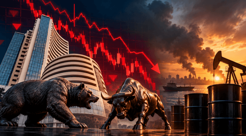 Sensex falls 134 points, Nifty slips below 22,600 amid crude oil prices and West Asia tensions Sensex falls 134 points, Nifty slips below 22,600 amid crude oil prices and West Asia tensions