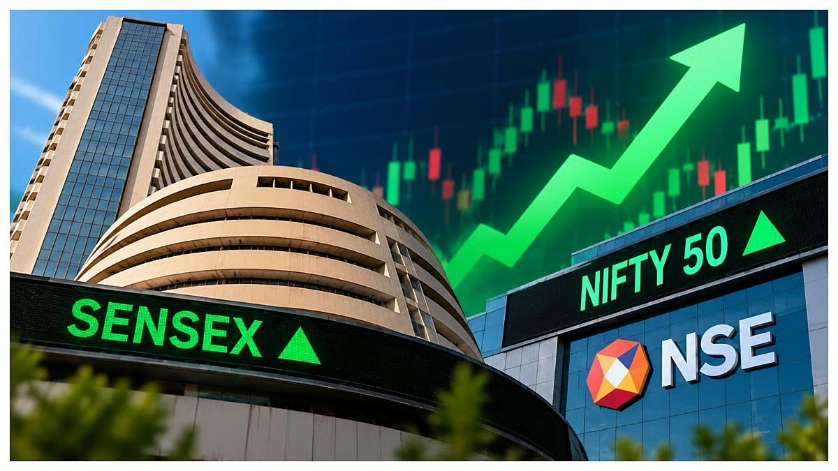 Sensex, Nifty end higher in volatile trade; metal and pharma stocks lead gains